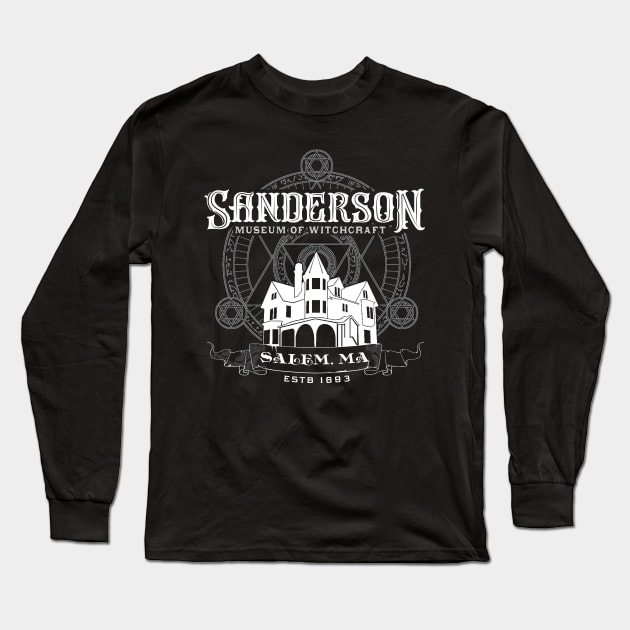 Sanderson Museum of Witchcraft Long Sleeve T-Shirt by MindsparkCreative